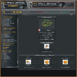 F1 Race Brasil - Página do Gerenciamento da Previsão do Tempo